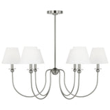 Elsay Chandelier Large Brushed Nickel By Visual Comfort Studio