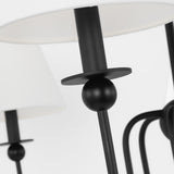 Elsay Chandelier Large Midnight Black By Visual Comfort Studio - Detailed View1