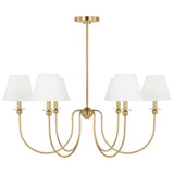 Elsay Chandelier Large Satin Brass By Visual Comfort Studio