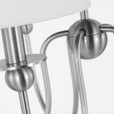 Elsay Chandelier Medium Brushed Nickel By Visual Comfort Studio - Side View
