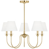 Elsay Chandelier Medium Satin Brass By Visual Comfort Studio