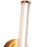 Elsie Wall Vanity Light 12 Inch Brushed Gold By Alora - Detailed View