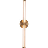 Elsie Wall Vanity Light 24 Inch Brushed Gold By Alora
