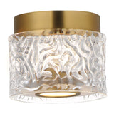 Elysian 1 Light LED Flush Mount By ET2 With Light