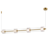Elysian Linear Pendant 4 Lights By ET2 With Light