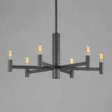 Emana Chandelier Black 6 Lights By Maxim Lighting With Light