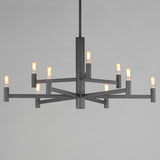 Emana Chandelier Black 9 Lights By Maxim Lighting With Light
