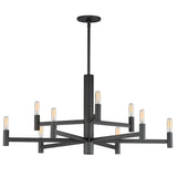 Emana Chandelier Black 9 Lights By Maxim Lighting