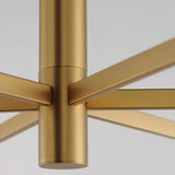 Emana Chandelier Natural Aged Brass 6 Lights By Maxim Lighting Detailed View