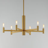 Emana Chandelier Natural Aged Brass 6 Lights By Maxim Lighting With Light