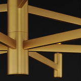 Emana Chandelier Natural Aged Brass 9 Lights By Maxim Lighting Detailed View