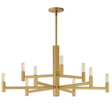 Emana Chandelier Natural Aged Brass 9 Lights By Maxim Lighting