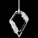 Embellish Pendant Light White Rope By Schonbek Forever - Front View