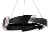 Embrace Pendant Light Black Medium By Schonbek