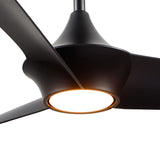 Emiko 56 Inch Ceiling Fan Black By Alora - Detailed View