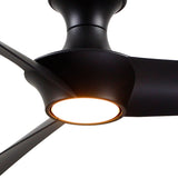 Emiko H 56 Inch Ceiling Fan Black By Alora - Detailed View