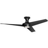 Emiko H 56 Inch Ceiling Fan Black By Alora