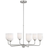 Emile Chandelier Large Brushed Steel By Generation Lighitng