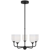 Emile Chandelier Medium Midnight Black By Generation Lighitng