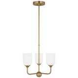Emile Chandelier Small Satin Bronze By Generation Lighitng