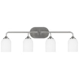 Emile Vanity Light Brushed Steel Extra Large By Generation Ligthing