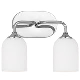 Emile Vanity Light Chrome Small By Generation Ligthing - Side View