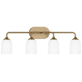 Emile Vanity Light Satin Bronze Extra Large By Generation Ligthing Front View