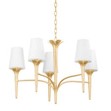 Emily Chandelier - Gold Leaf