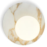 Emma Wall Light White Guatemala Marble By Contradi