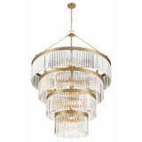 Emory Three-Tier Chandelier 40'' Modern Gold