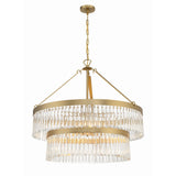 Emory Two-Tier Chandelier 32'' Modern Gold