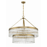 Emory Two-Tier Chandelier 32'' Modern Gold