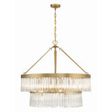 Emory Two-Tier Chandelier 32'' Modern Gold