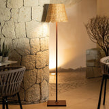 Empire Seagrass Woven Lampshade by Zafferano, lifestyle view 11