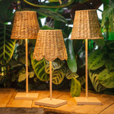 Empire Seagrass Woven Lampshade by Zafferano, lifestyle view 2