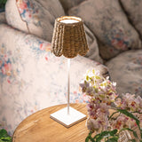 Empire Seagrass Woven Lampshade by Zafferano, lifestyle view 6