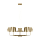 Ender Chandelier — 32 5/8", Satin Brass, Satin Brass