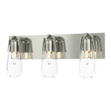Eos Vanity Light 3 Light in Sterling by Hubbardton Forge