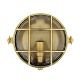 Ergo Small Bulkhead - Natural Brass