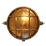 Ergo Small Bulkhead - Natural Brass