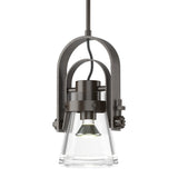 Erlenmeyer Arch Mini Pendant in Oil Rubbed Bronze by Hubbardton Forge