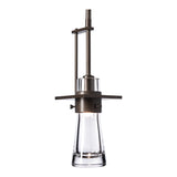 Erlenmeyer Mini Pendant Large, shown in Dark Smoke, by Hubbardton Forge