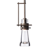 Erlenmeyer Mini Pendant Large, shown in Dark Smoke, by Hubbardton Forge