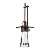 Erlenmeyer Mini Pendant Large, shown in Dark Smoke, by Hubbardton Forge