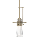 Erlenmeyer Mini Pendant Large in Soft Gold by Hubbardton Forge