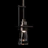 Erlenmeyer Mini Pendant Small detail in Oil Rubbed Bronze, by Hubbardton Forge