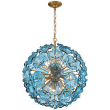 Esme 9 Light Pendant Blue By Crystorama