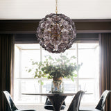 Esme 9 Light Pendant Smoke By Crystorama - Lifestyle View