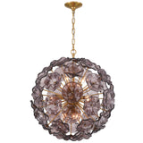 Esme 9 Light Pendant Smoke By Crystorama