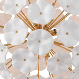 Esme 9 Light Pendant White By Crystorama - Detailed View